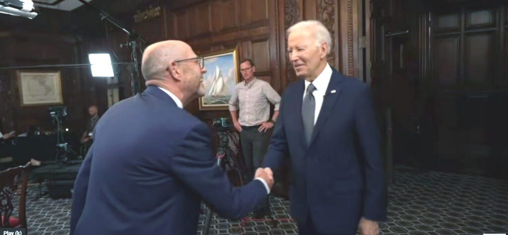 Presidential Masquerador Joe Biden Mumbles and Stumbles Through a Dicey BBC Interview